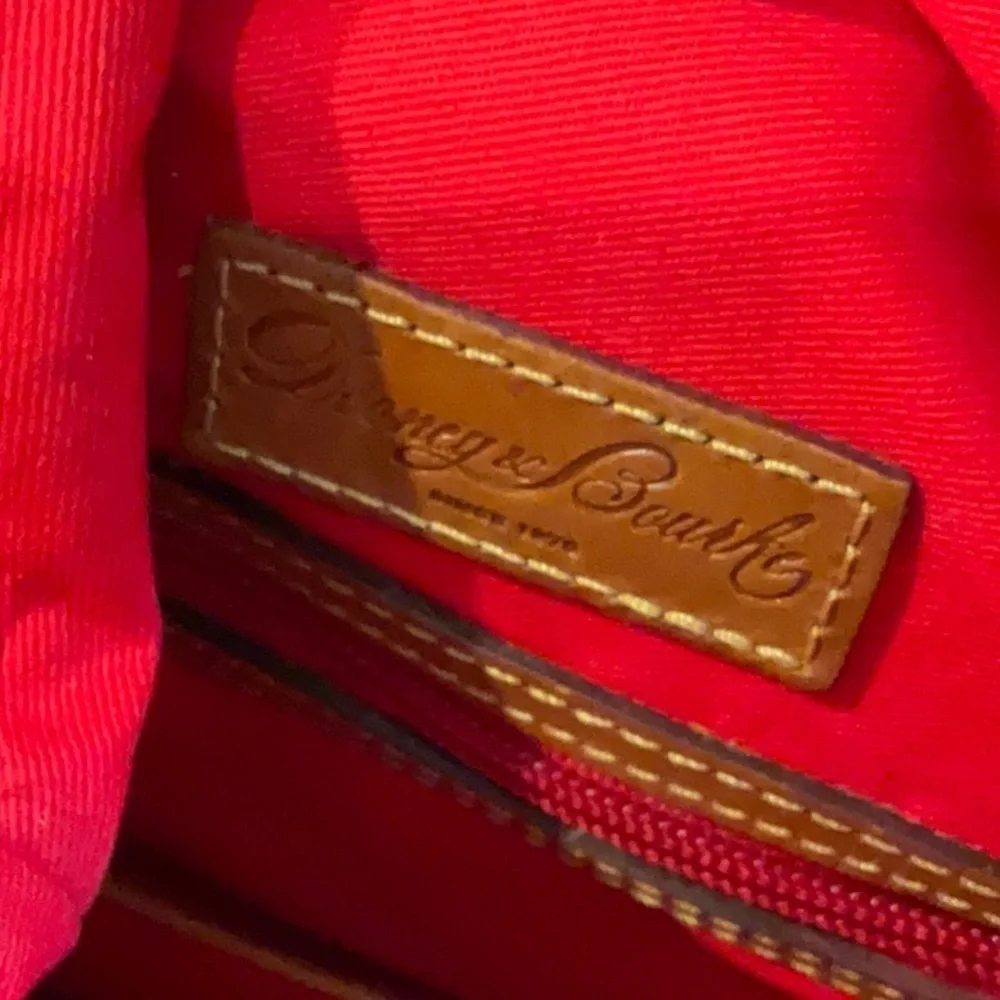 Dooney and Bourke canvas hobo red